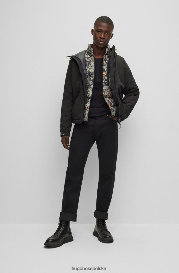 Hugo Boss Dżinsy o regularnym kroju w kolorze czarno-czarnym, wygodnym, elastycznym denimie hugo w kolorze czarnym czarny R0X0H61237