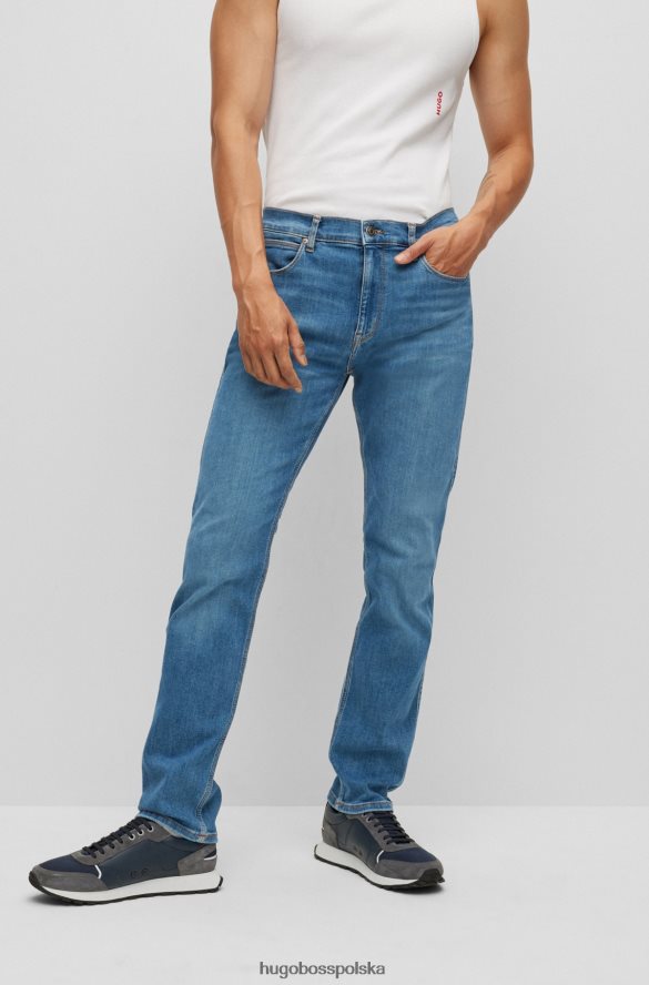Hugo Boss Dżinsy slim-fit w kolorze niebieskim, bardzo rozciągliwy denim hugo jasnoniebieski jasny niebieski R0X0H62397
