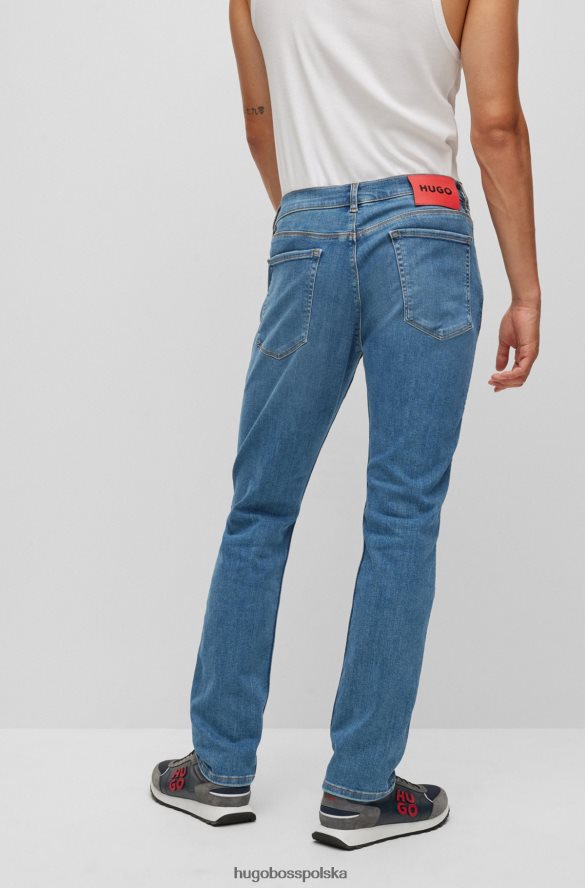 Hugo Boss Dżinsy slim-fit w kolorze niebieskim, bardzo rozciągliwy denim hugo jasnoniebieski jasny niebieski R0X0H62397