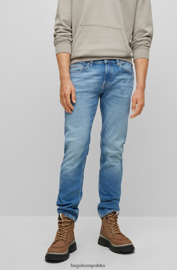 Hugo Boss Dżinsy slim-fit w kolorze niebieskim, komfortowy, elastyczny denim hugo jasnoniebieski jasny niebieski R0X0H61255