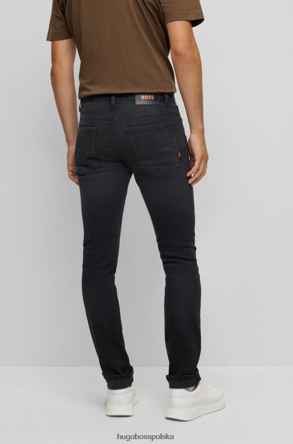 Hugo Boss Dżinsy slim-fit w kolorze szarym, super rozciągliwym, czarnym dżinsie hugo czarny R0X0H61533