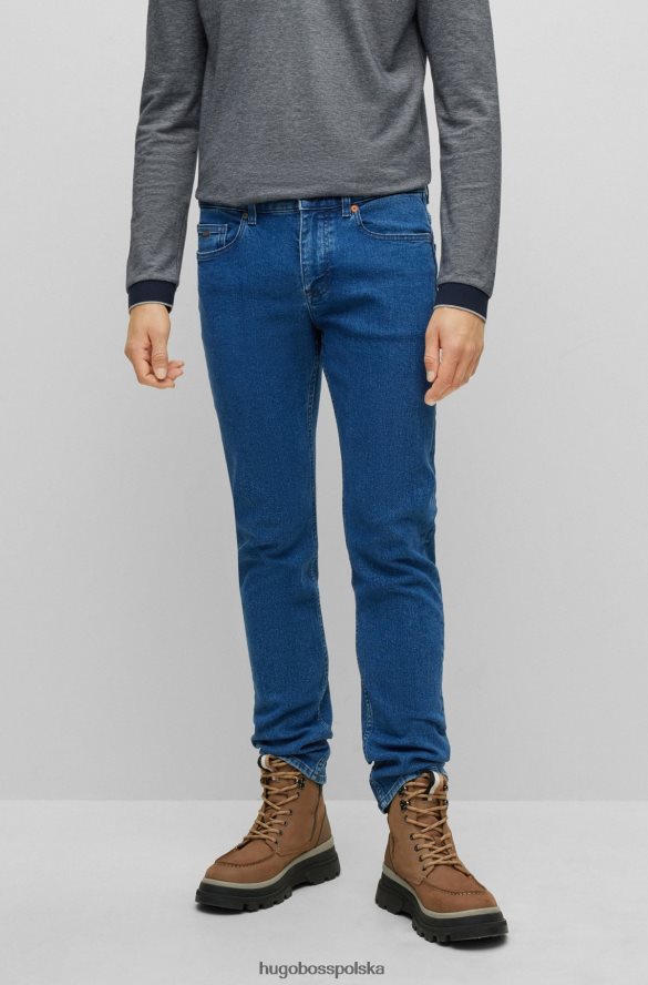 Hugo Boss Dżinsy slim-fit z niebieskiego, komfortowego denimu ze stretchem w kolorze niebieskim hugo niebieski R0X0H62810