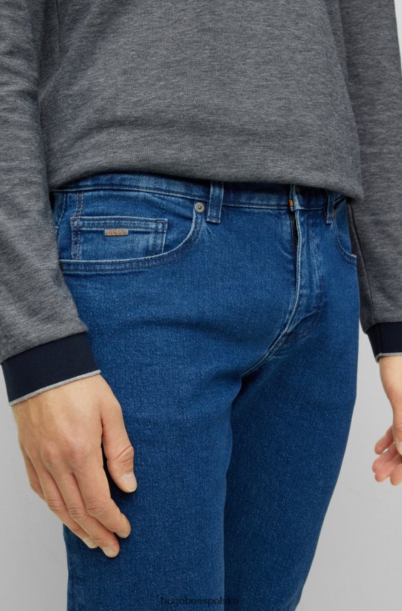 Hugo Boss Dżinsy slim-fit z niebieskiego, komfortowego denimu ze stretchem w kolorze niebieskim hugo niebieski R0X0H62810