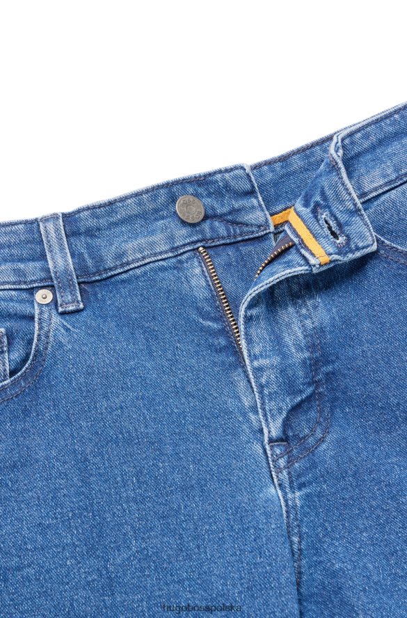 Hugo Boss Dżinsy slim-fit z niebieskiego, komfortowego denimu ze stretchem w kolorze niebieskim hugo niebieski R0X0H62810