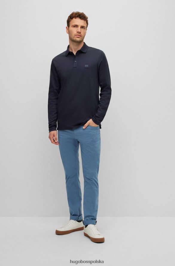 Hugo Boss Dżinsy slim-fit ze szczotkowanego, elastycznego denimu hugo w kolorze niebieskim niebieski R0X0H61511