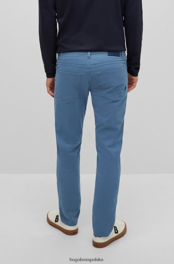 Hugo Boss Dżinsy slim-fit ze szczotkowanego, elastycznego denimu hugo w kolorze niebieskim niebieski R0X0H61511