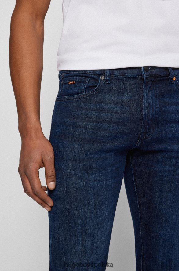 Hugo Boss Jean Maine nr 50471118 ciemnoniebieski ciemny niebieski R0X0H6146