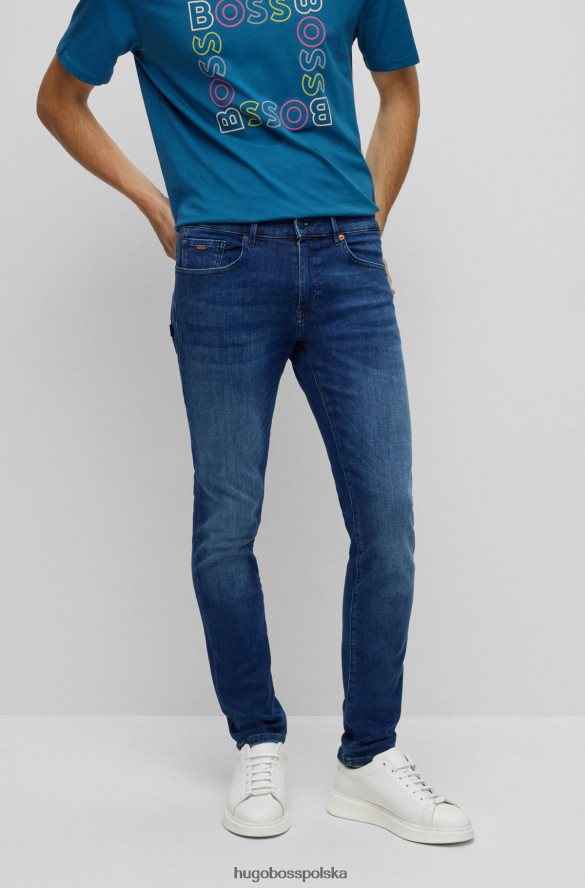 Hugo Boss Obcisłe jeansy Hugo w kolorze niebieskim, bardzo elastycznym, denim blue niebieski R0X0H61116