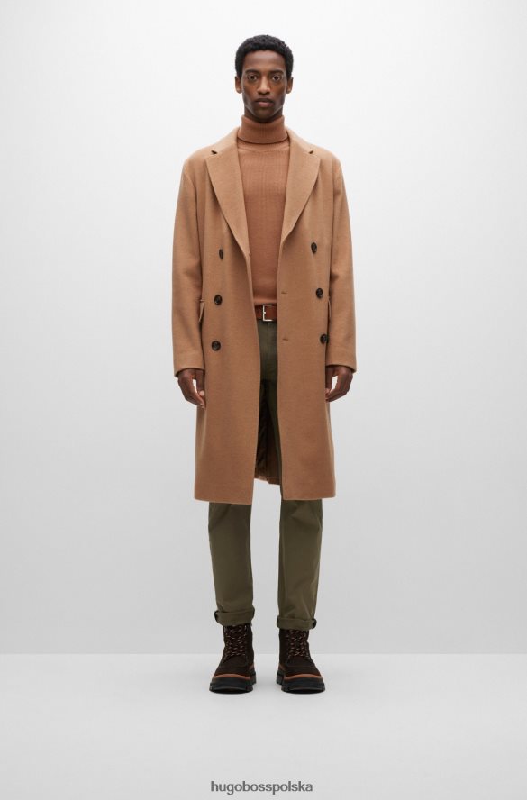 Hugo Boss Zielone jeansy Hugo o regularnym kroju z elastycznego denimu o mikrostrukturze zielony R0X0H61293