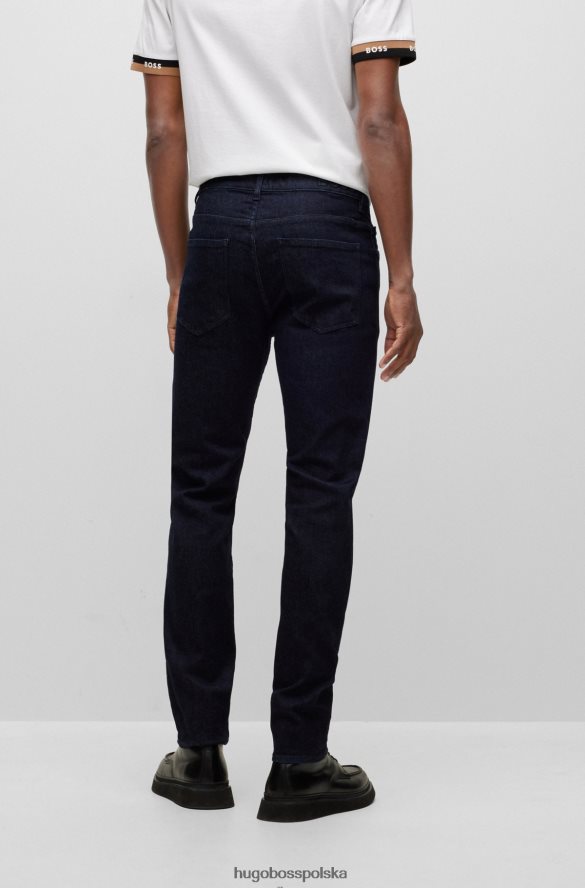 Hugo Boss Zwężane dżinsy w kolorze indygo, z najwyższej jakości denimu Hugo w kolorze ciemnoniebieskim ciemny niebieski R0X0H62034