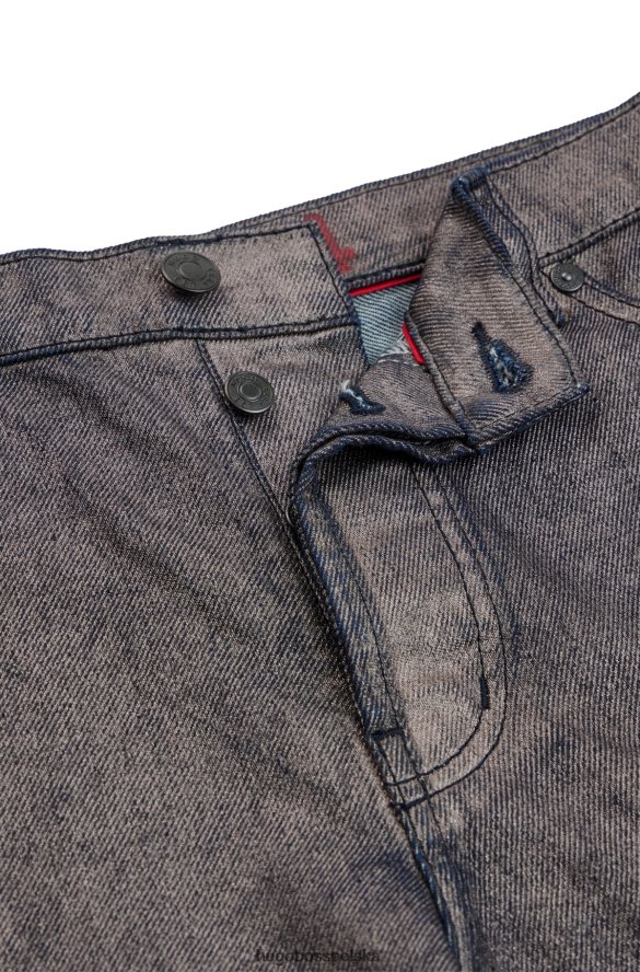 Hugo Boss Zwężane dżinsy w szarym kolorze denimu hugo z metalicznym efektem szary R0X0H63717