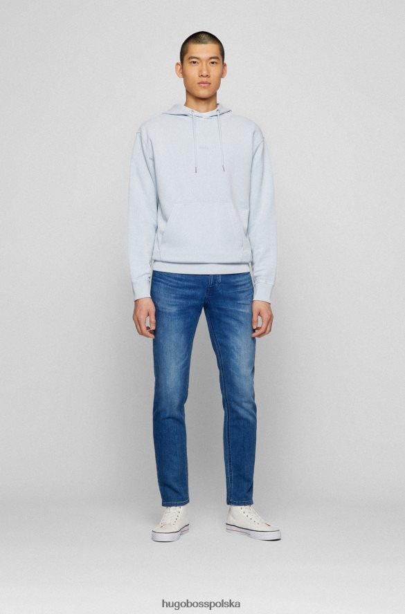 Hugo Boss Zwężane dżinsy z przytulnego, niebieskiego denimu w kolorze ciemnoniebieskim hugo ciemny niebieski R0X0H62673