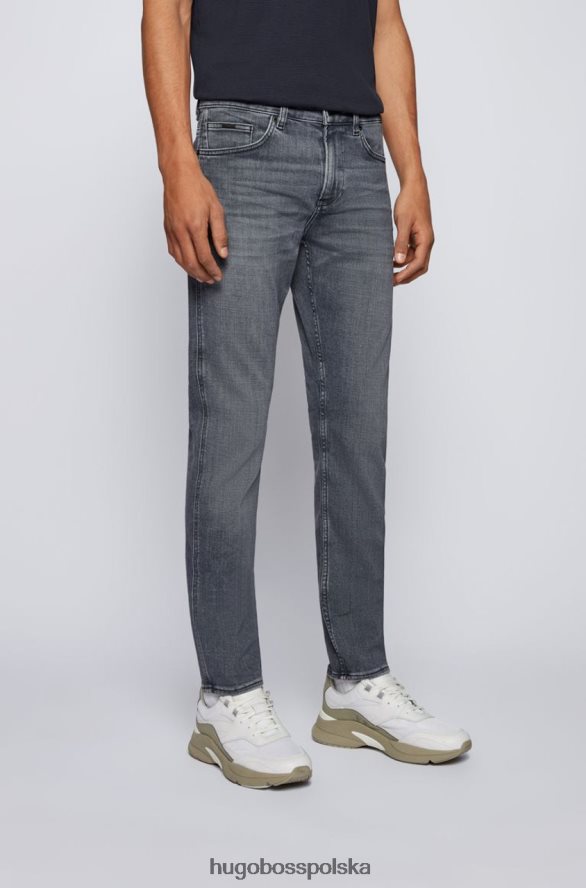 Hugo Boss dżinsy delaware3 nr 50438765 beton Beton R0X0H6308