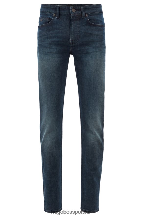 Hugo Boss dżinsy delaware 50394222* granatowe marynarka wojenna R0X0H6378
