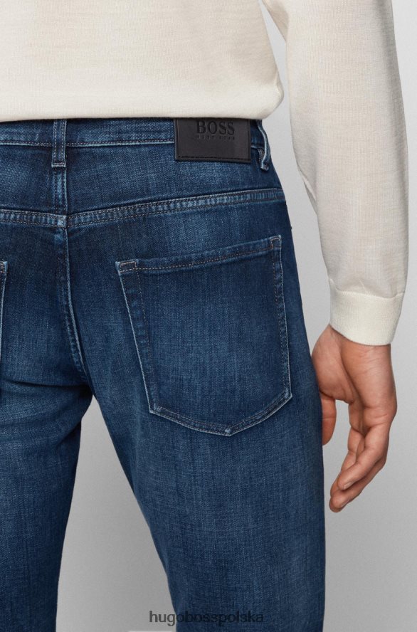 Hugo Boss dżinsy delaware 50458152 niebieskie niebieski R0X0H6188