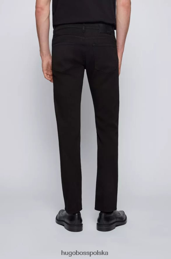 Hugo Boss dżinsy delaware nr 50449661 czarne czarny R0X0H6158