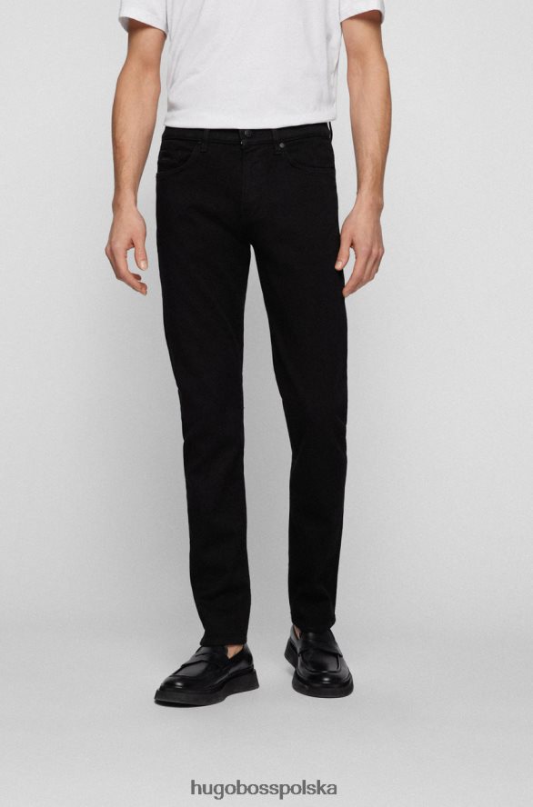 Hugo Boss dżinsy delaware nr 50470514 czarne czarny R0X0H6134