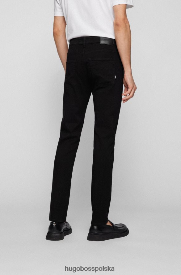Hugo Boss dżinsy delaware nr 50470514 czarne czarny R0X0H6134