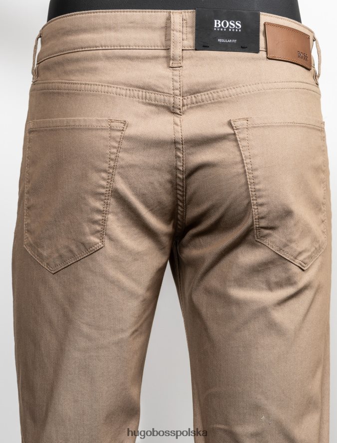 Hugo Boss dżinsy maine3 50405337 beż beżowy/zielony/granatowy R0X0H6424