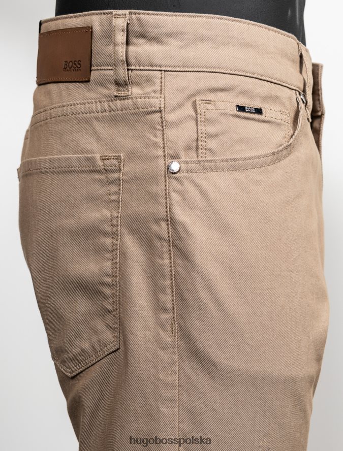 Hugo Boss dżinsy maine3 50405337 beż beżowy/zielony/granatowy R0X0H6424