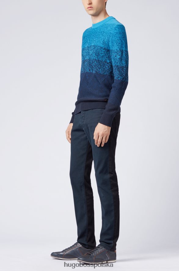 Hugo Boss dżinsy taber 50394104* niebieskoczarny niebiesko-czarny R0X0H6377
