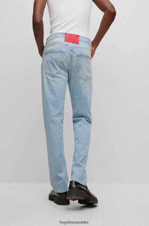 Hugo Boss hugo | jeansy Replay o prostym kroju z jasnoniebieskiego, elastycznego denimu jasny niebieski R0X0H62969
