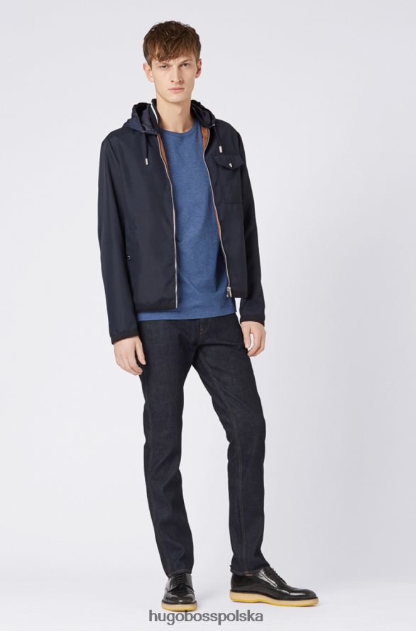 Hugo Boss jeans - delaware3 - 50400062 granatowy marynarka wojenna R0X0H6448