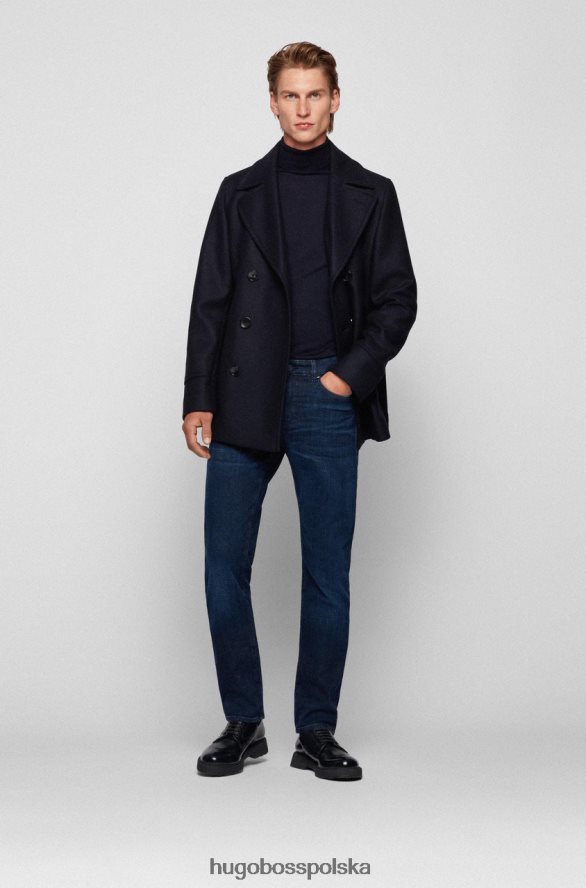 Hugo Boss jeansy delaware 50458110 granatowe marynarka wojenna R0X0H6189