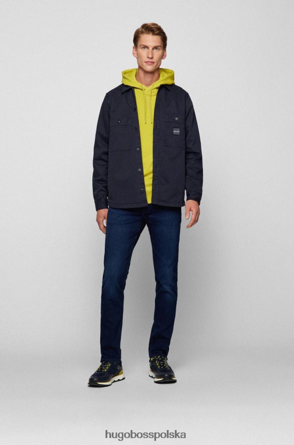 Hugo Boss jeansy delaware 50458351 ciemnoniebieskie ciemny niebieski R0X0H6219