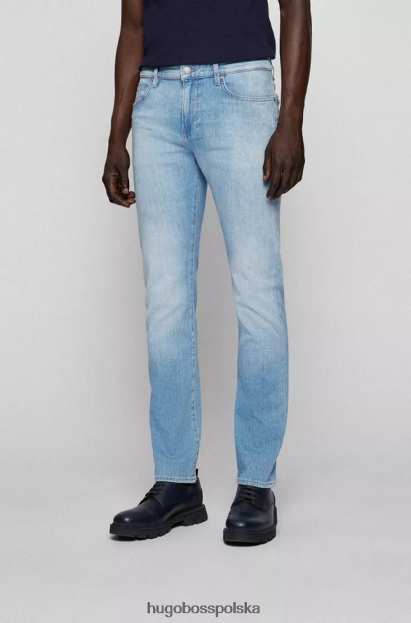 Hugo Boss jeansy delaware 50473016 jasnoniebieskie jasny niebieski R0X0H69