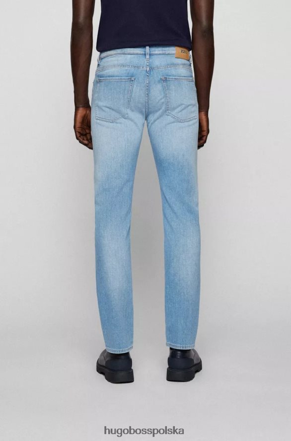 Hugo Boss jeansy delaware 50473016 jasnoniebieskie jasny niebieski R0X0H69