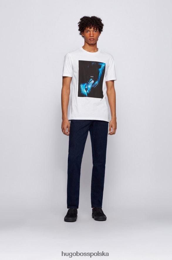 Hugo Boss jeansy delaware nr 50389671 granatowe marynarka wojenna R0X0H6272