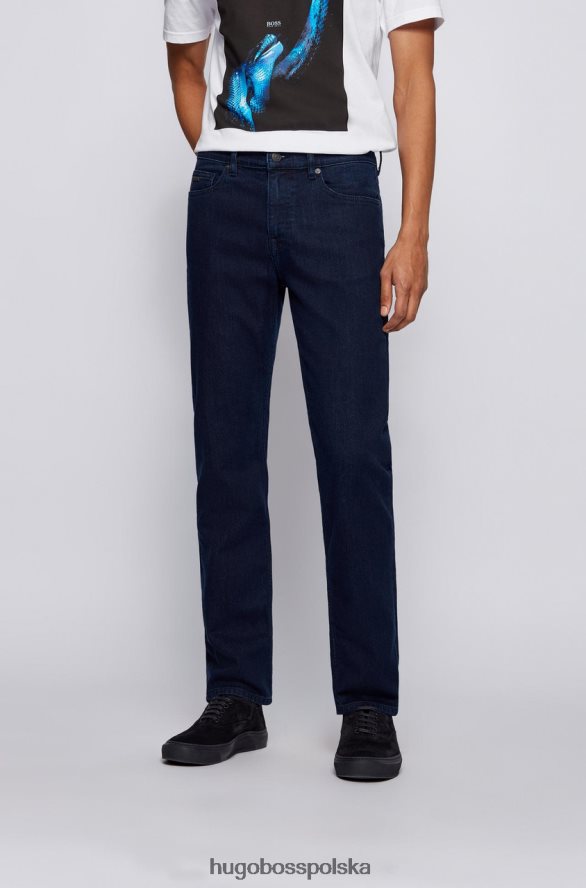 Hugo Boss jeansy delaware nr 50389671 granatowe marynarka wojenna R0X0H6272