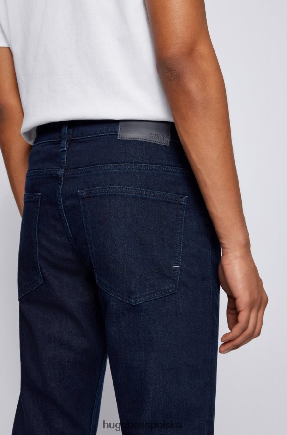 Hugo Boss jeansy delaware nr 50389671 granatowe marynarka wojenna R0X0H6272