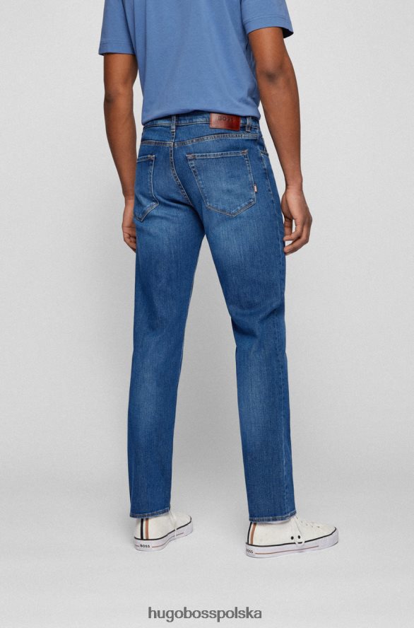 Hugo Boss jeansy maine3 nr 50470538 niebieskie niebieski R0X0H6151