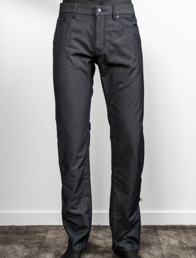 Hugo Boss jeansy maine 50405334 czarne czarny R0X0H6393
