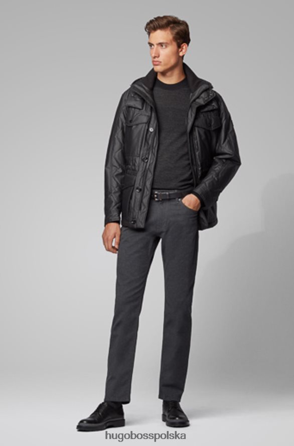 Hugo Boss jeansy maine 50414028* grafitowy grafitowy/granatowy R0X0H6415