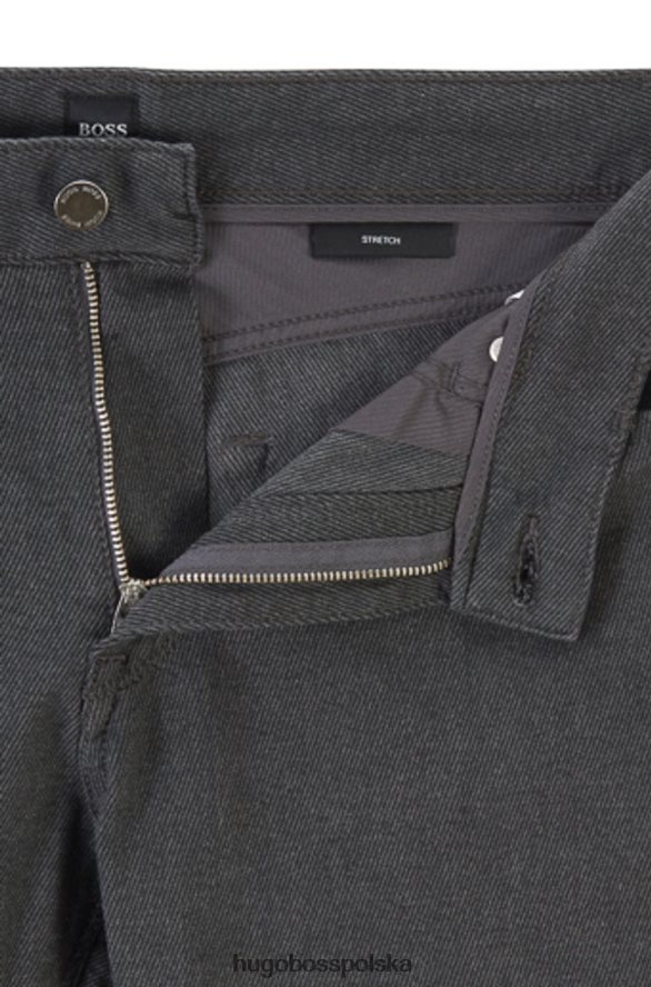 Hugo Boss jeansy maine 50414028* grafitowy grafitowy/granatowy R0X0H6415