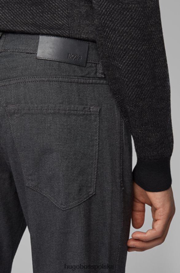 Hugo Boss jeansy maine 50414028* grafitowy grafitowy/granatowy R0X0H6415
