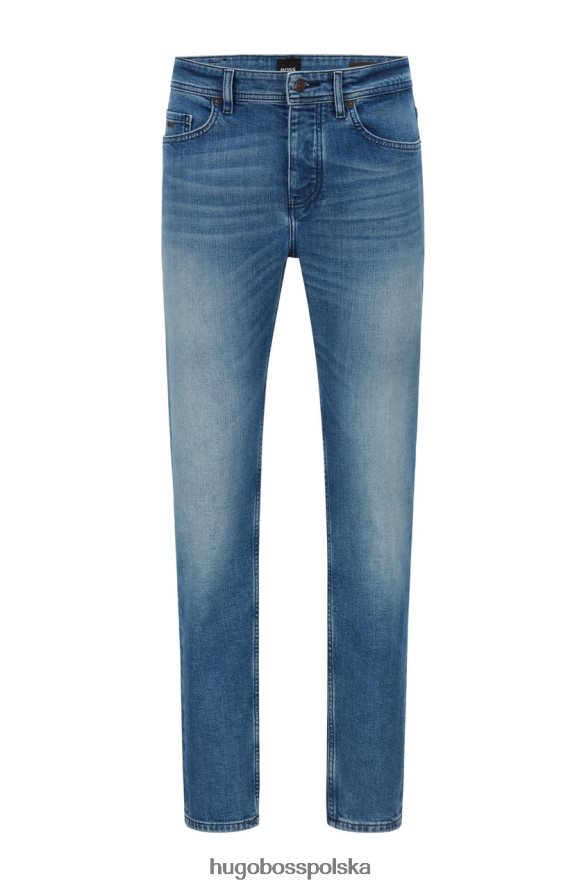 Hugo Boss jeansy taber 50389640 niebieskie niebieski R0X0H6277