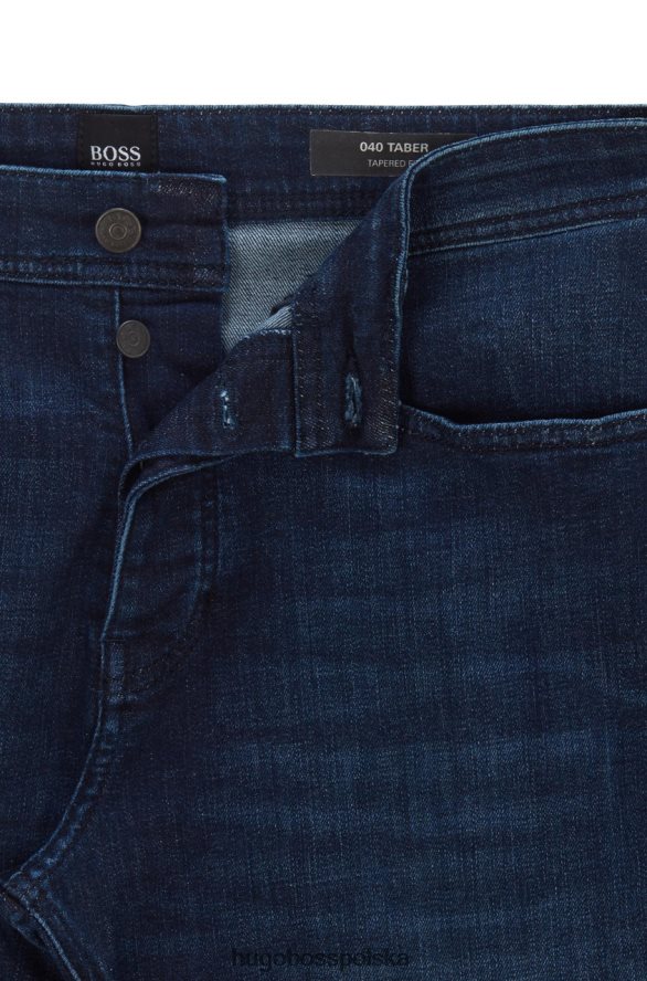 Hugo Boss jeansy taber 50389666 granatowe marynarka wojenna R0X0H6278