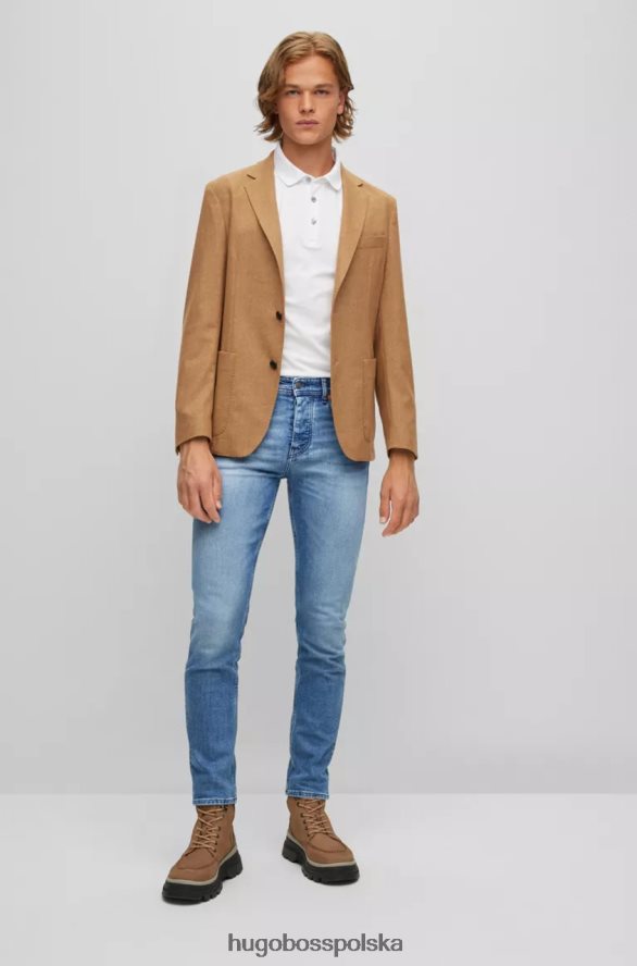 Hugo Boss jeansy taber nr 50470535 niebieskie niebieski R0X0H624