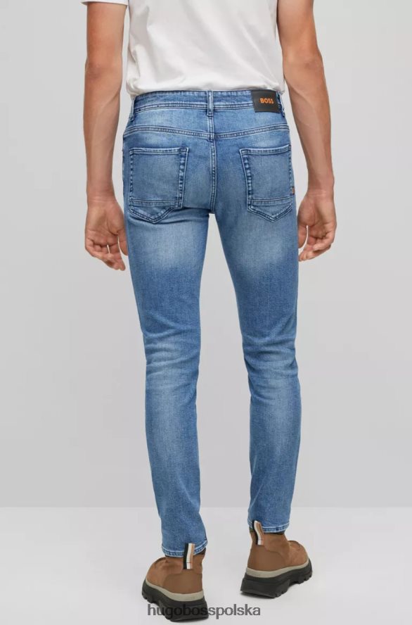 Hugo Boss jeansy taber nr 50470535 niebieskie niebieski R0X0H624