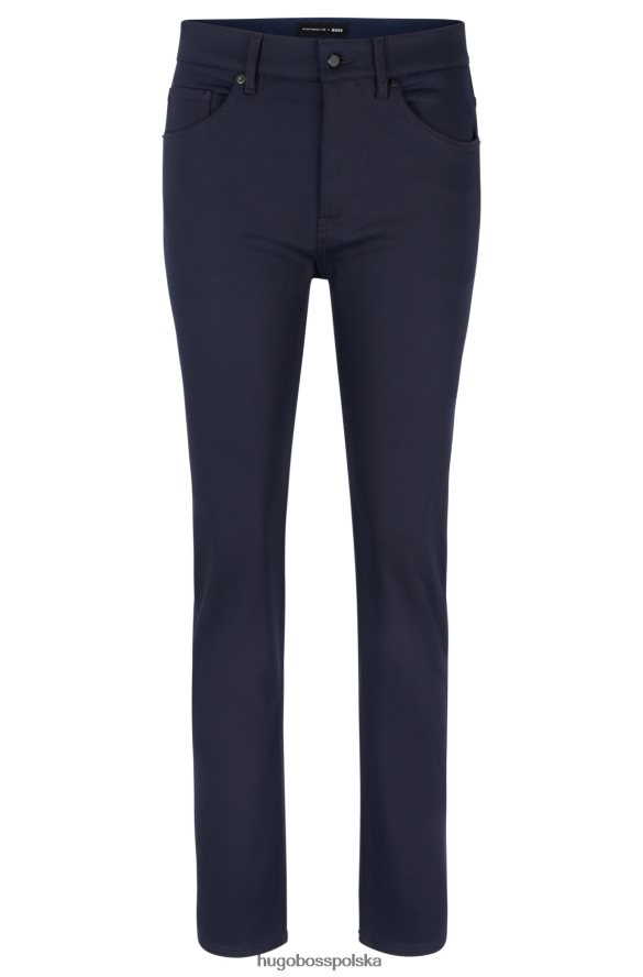 Hugo Boss porsche x zwężane dżinsy z niebieskiego denimu ze stretchem ciemny niebieski R0X0H61554