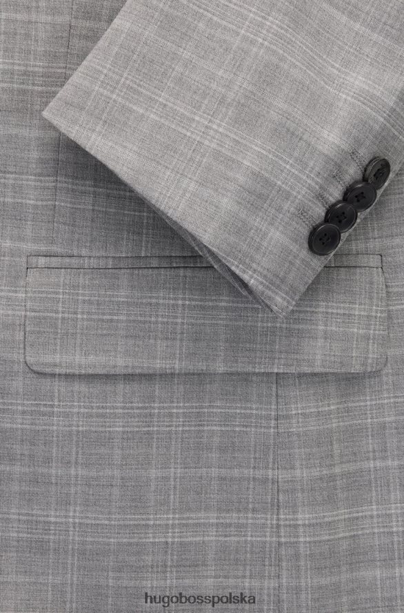 Hugo Boss Garnitur 3-częściowy h-huge 50468922 szary szary R0X0H6112