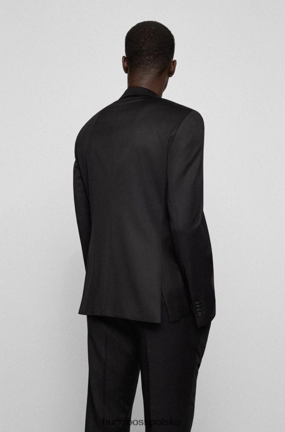 Hugo Boss Marynarka garniturowa h-reymond 50469181 czarna czarny/ciemnoniebieski R0X0H633