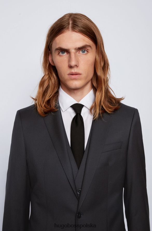 Hugo Boss Marynarka garniturowa - hayes 50318498 czarna czarny/granatowy/brązowy R0X0H6438