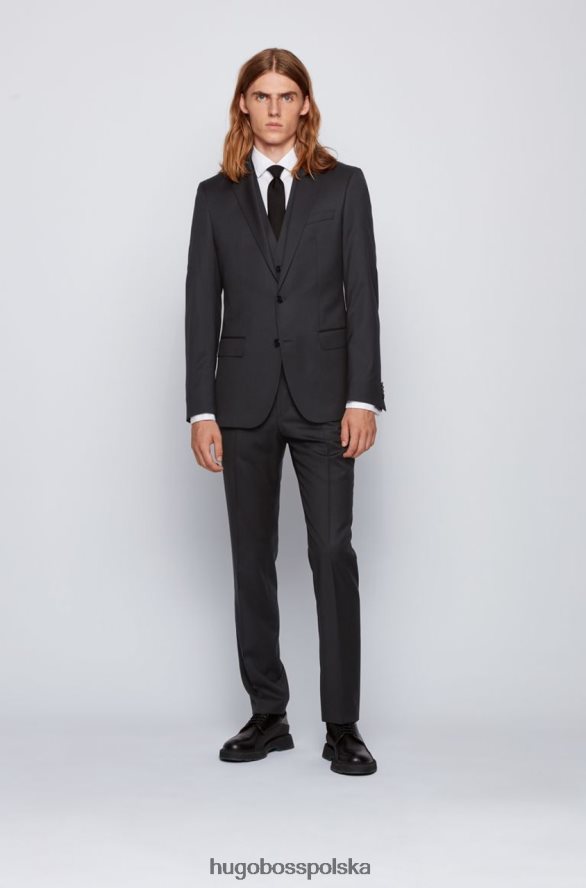 Hugo Boss Marynarka garniturowa - hayes 50318498 czarna czarny/granatowy/brązowy R0X0H6438