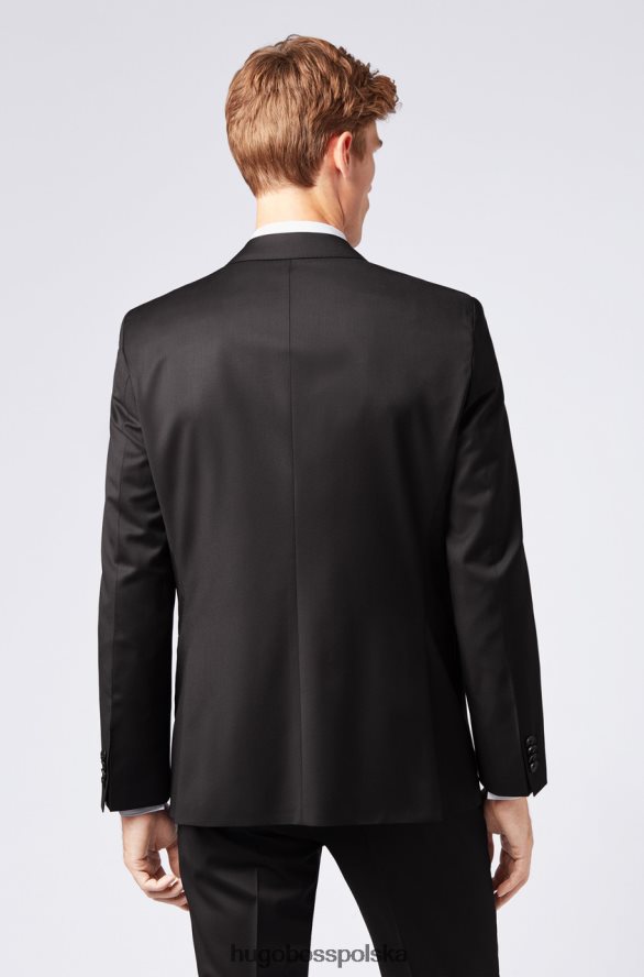 Hugo Boss Marynarka garniturowa johnstons1 - 50318521 czarna czarny/granatowy/brązowy R0X0H6445