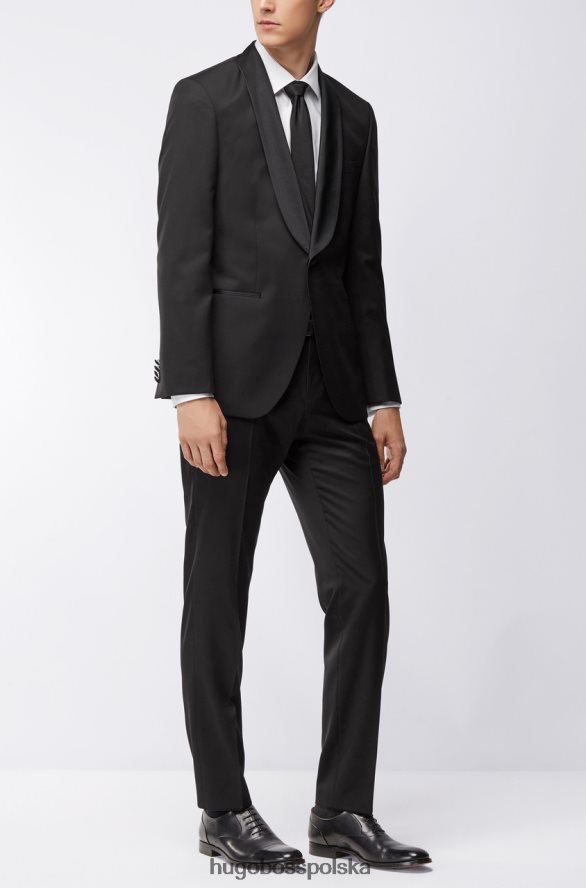 Hugo Boss Smoking jkt jefron - 50379909 czarny czarny R0X0H6443